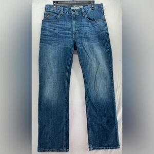 Ariat Jeans Men's 33x34 Blue M4 Stretch Relaxed Boot Cut Kilroy Legacy Western